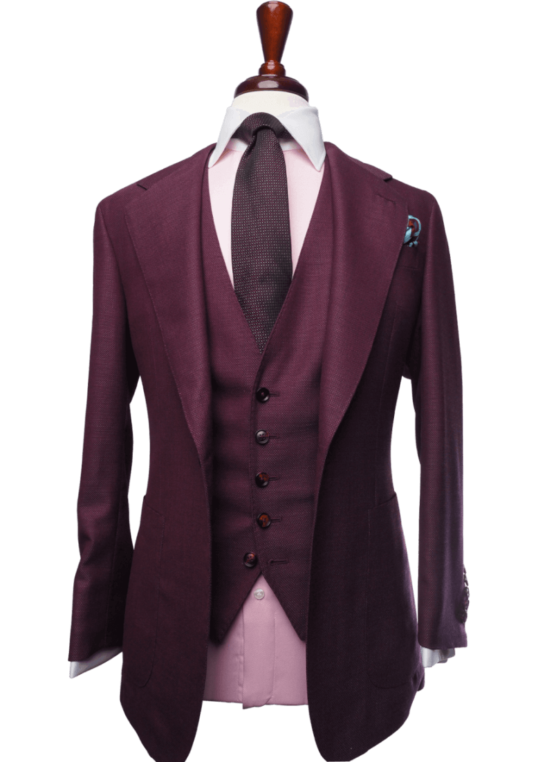 Aubergine Mesh Suit