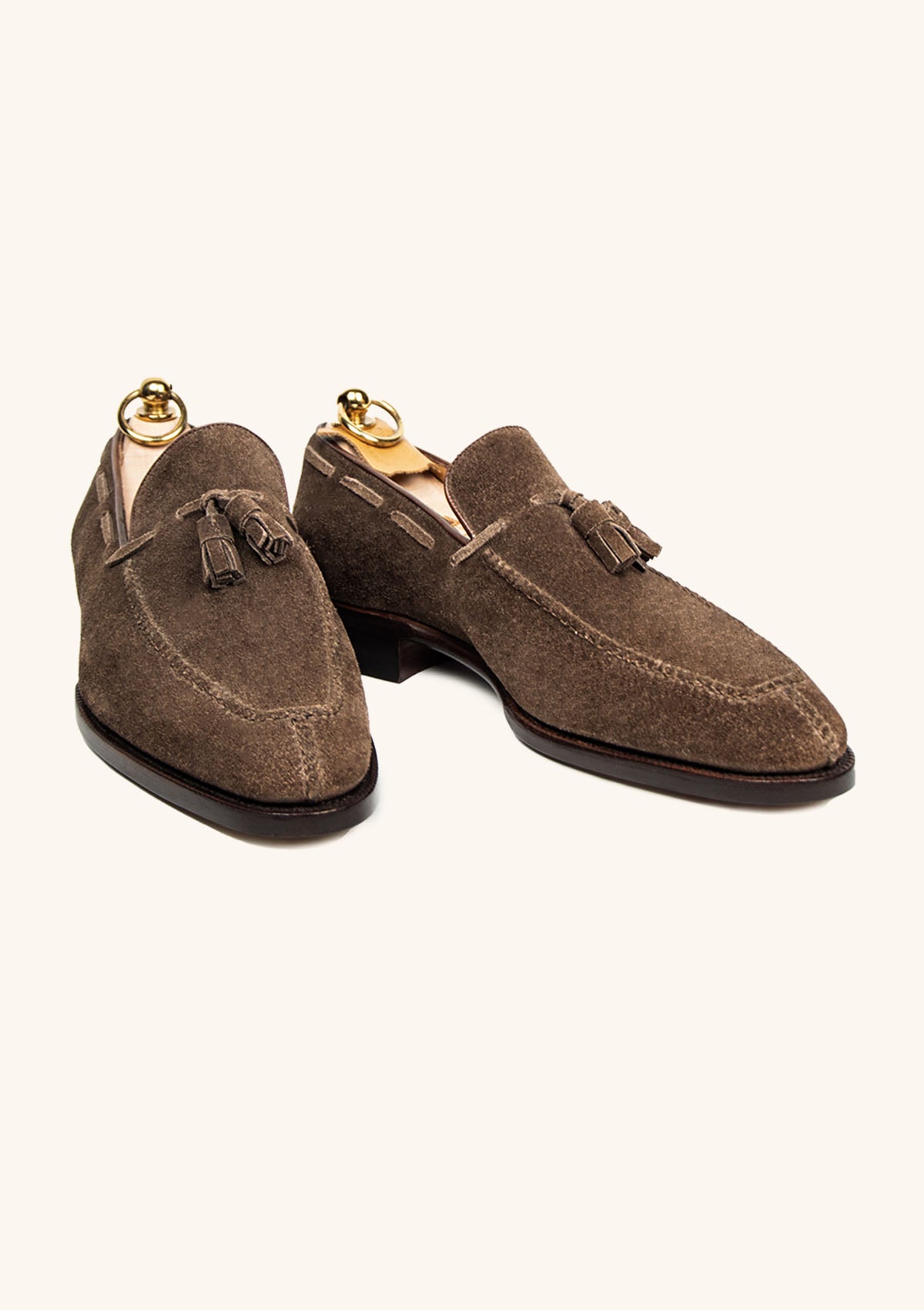 Olive Ballantine Tassel Loafers