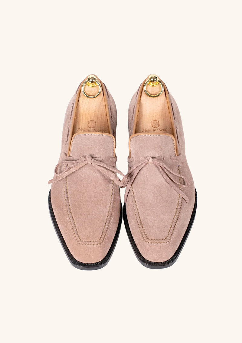 Beige Bow-Tie Loafers