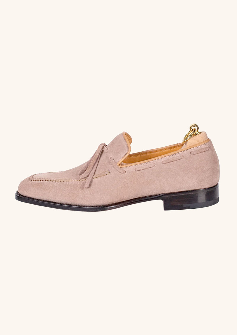 Beige Bow-Tie Loafers