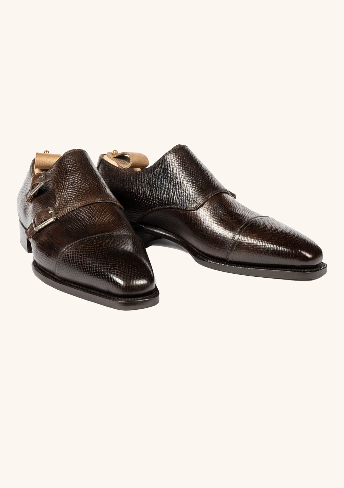 Brown Double Monk Straps