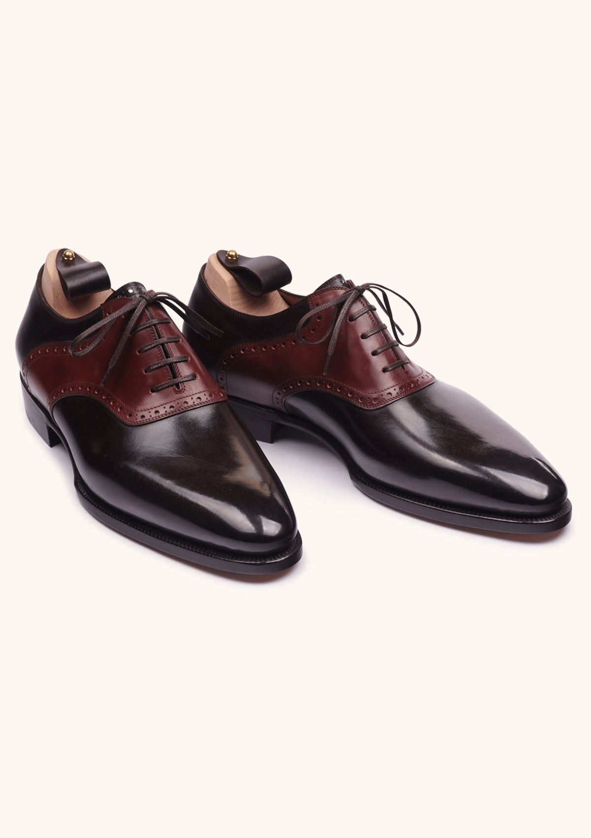 Dark Brown Saddle Oxfords