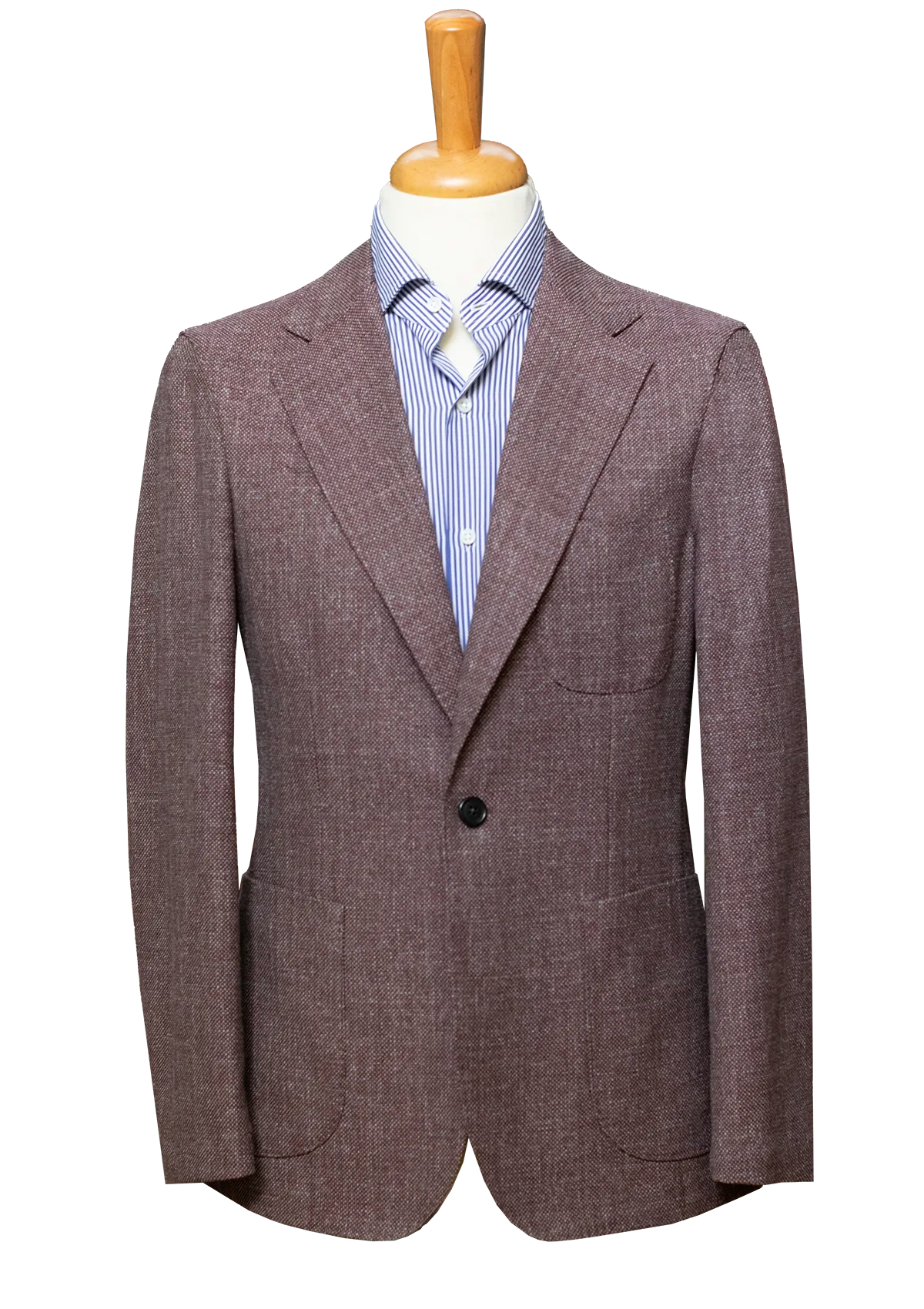 Bordeaux Textured Overshirt Jacket