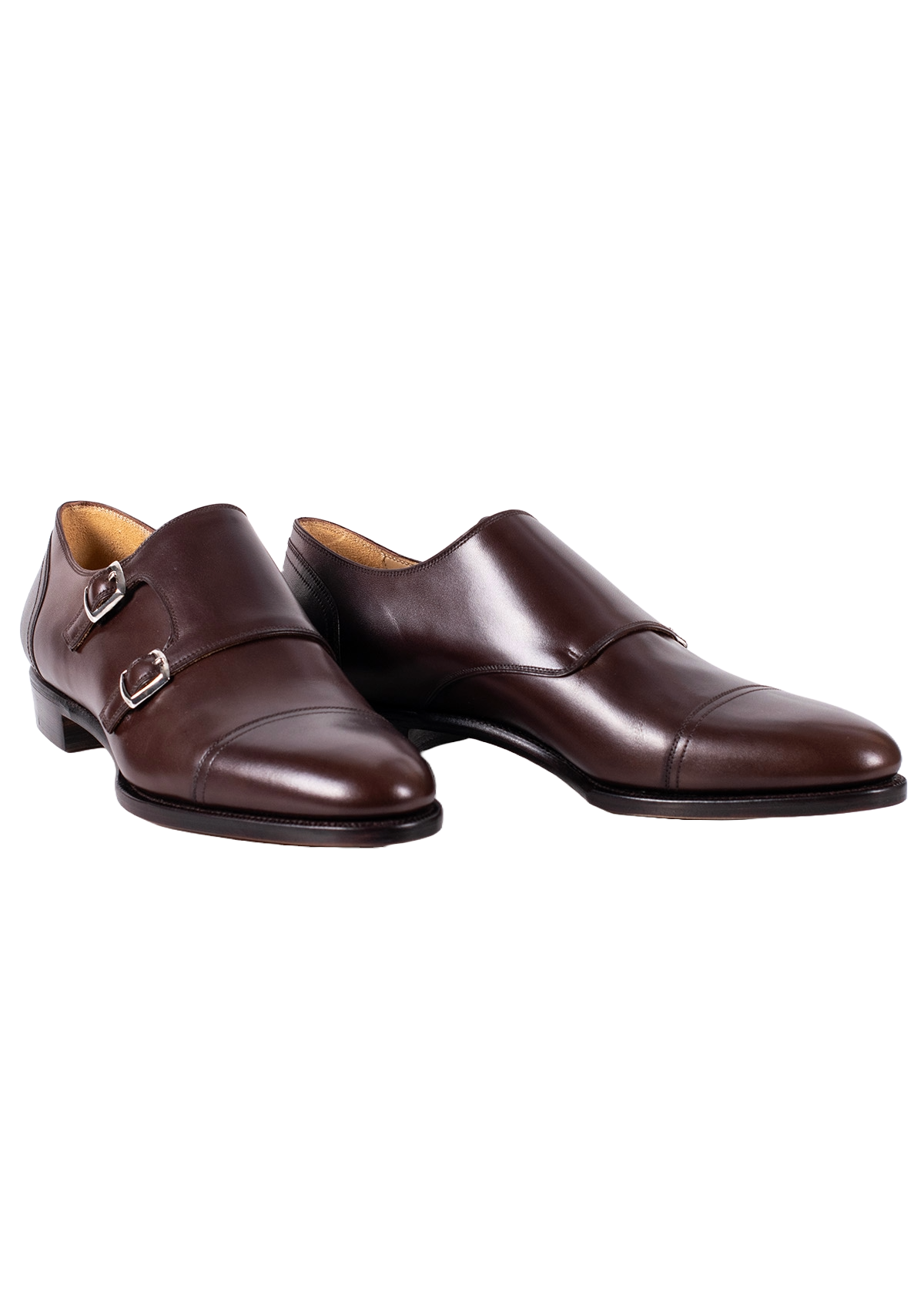 Chocolate Brown Double Monkstraps