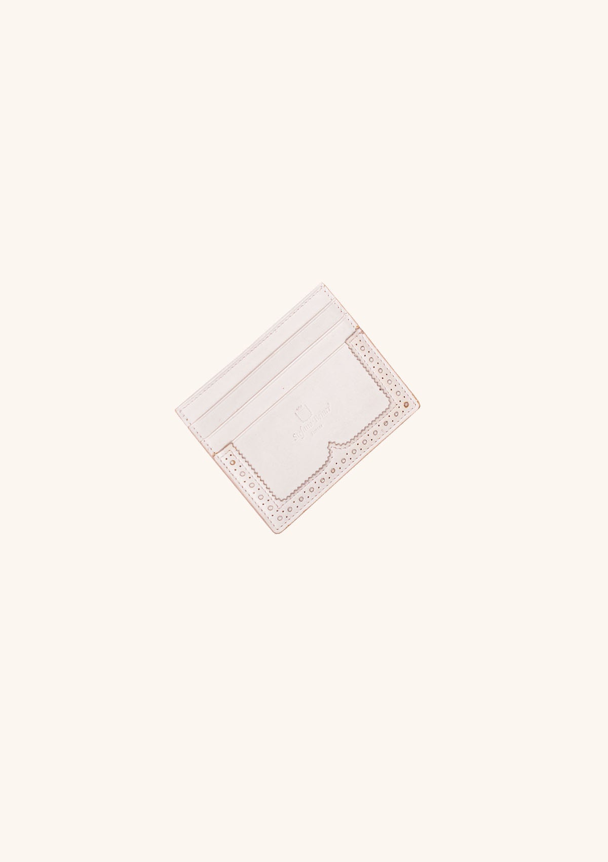 Off-White Double-face Card Holder