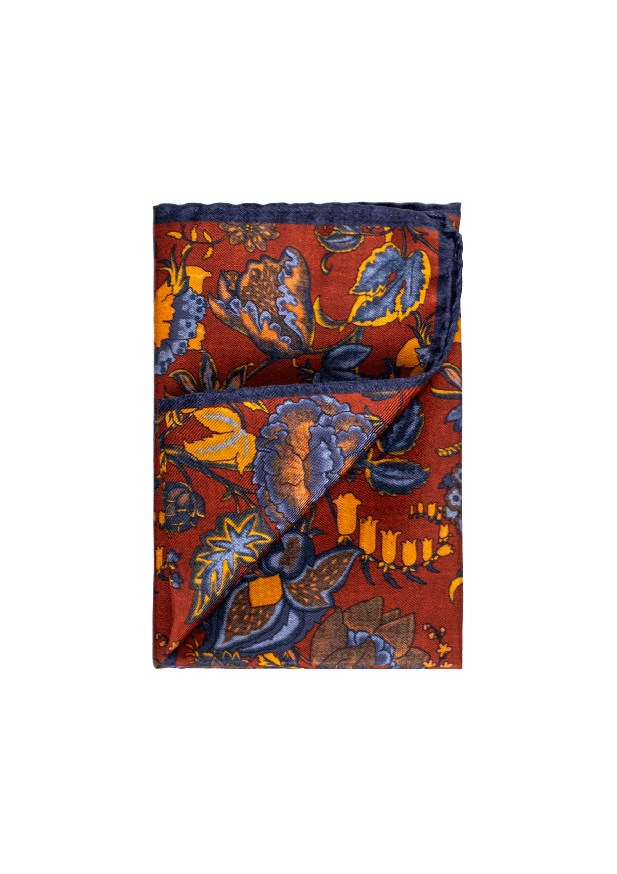 Flower Pattern Pocket Square