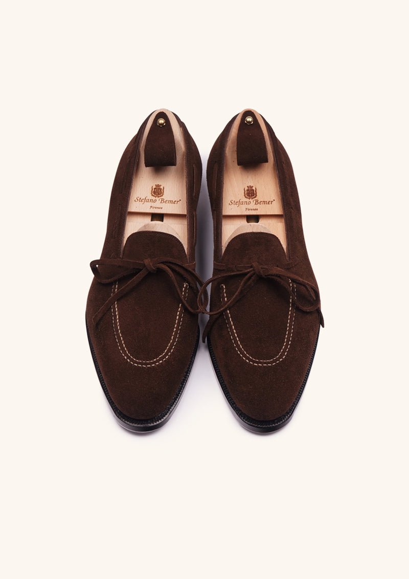 Chocolate Brown Bow Tie Loafers