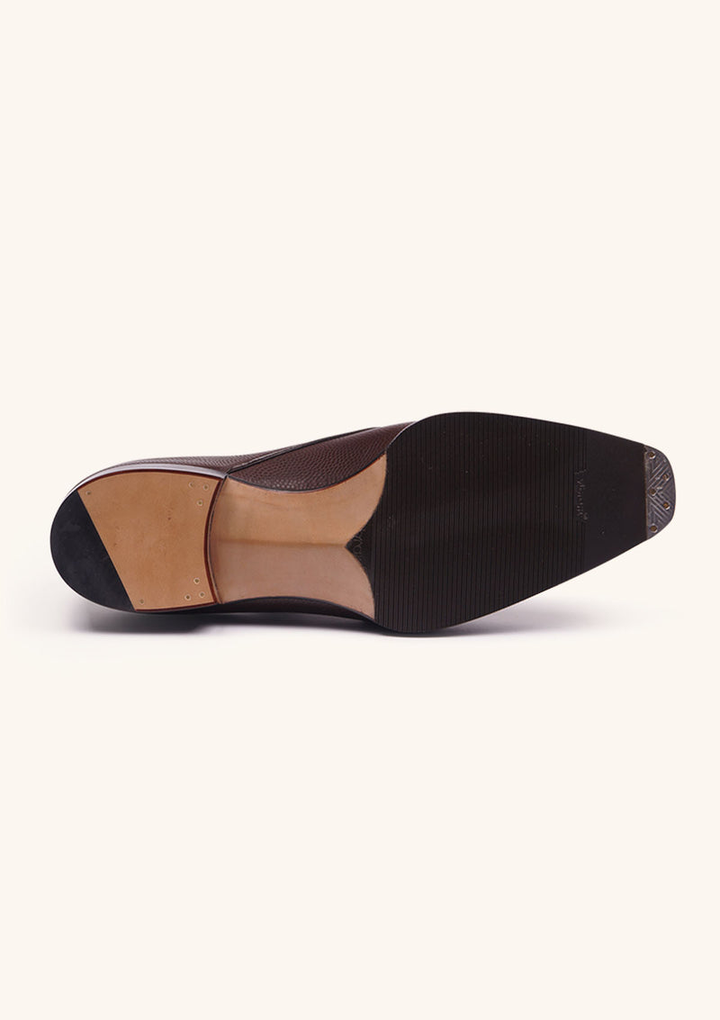 Brown Double Monk Strap Shoes