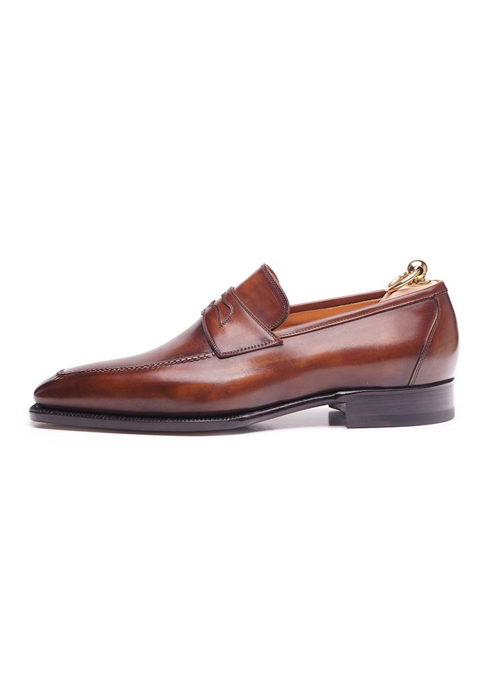 Brown Traditional Penny loafers