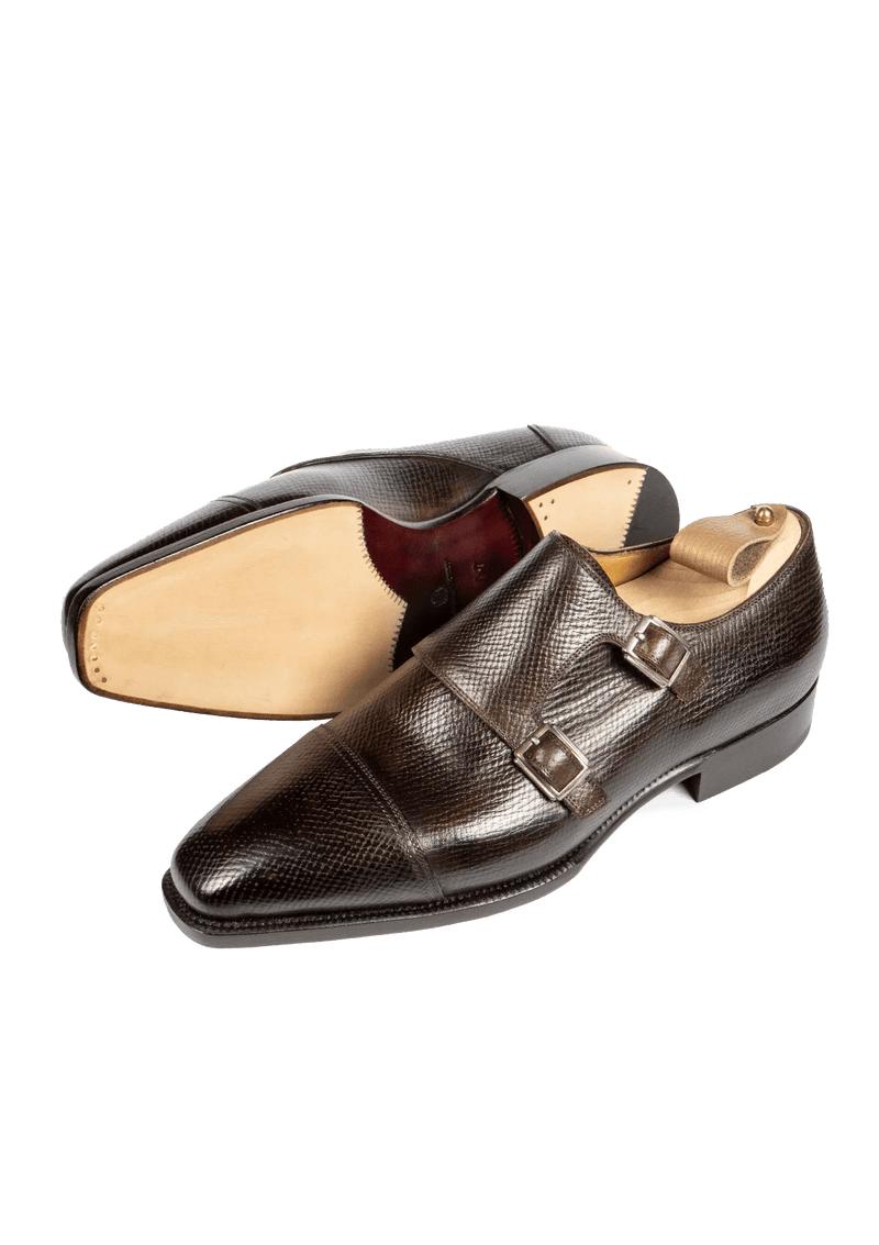 Brown Double Monk Straps