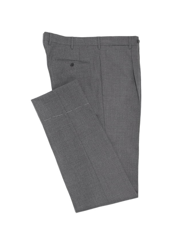 Grey Wool Crispaire Men's Trousers