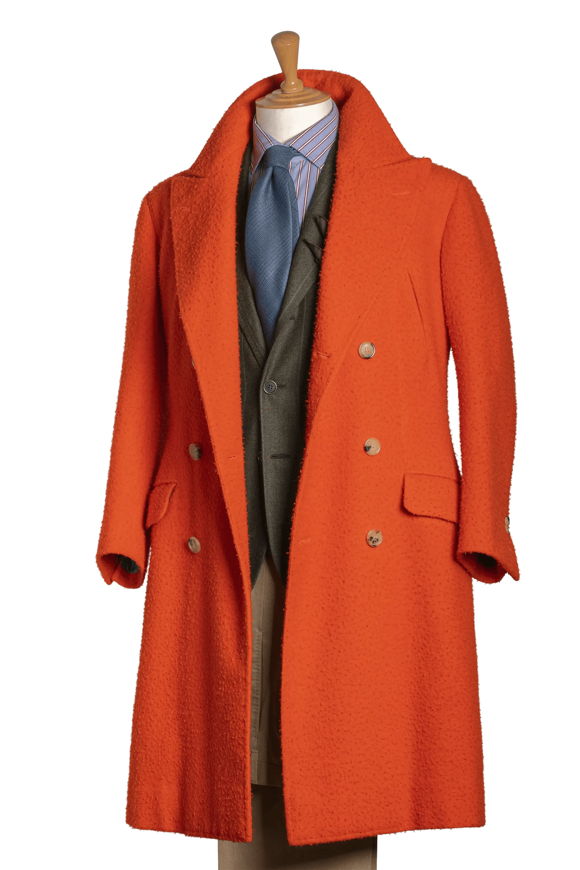 Orange Casentino Coat – Stefano Bemer