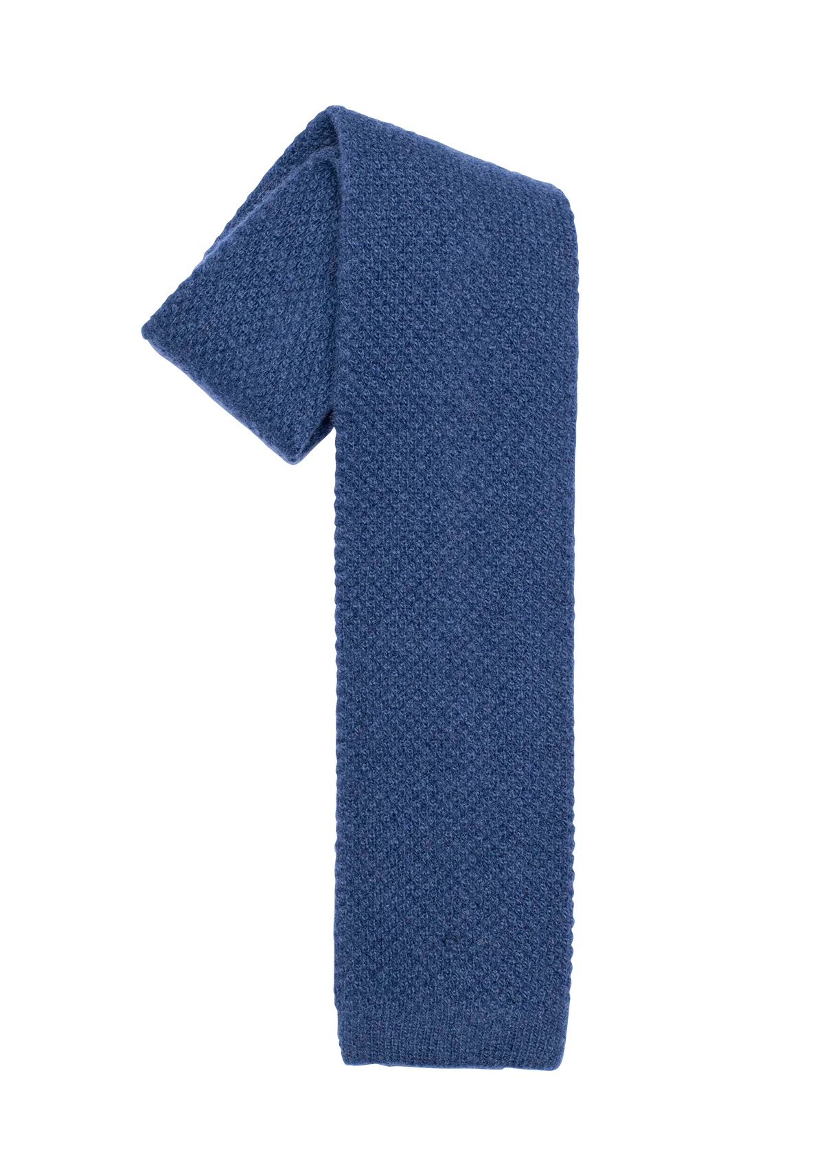 Dark Azure Wool Maglia Tie