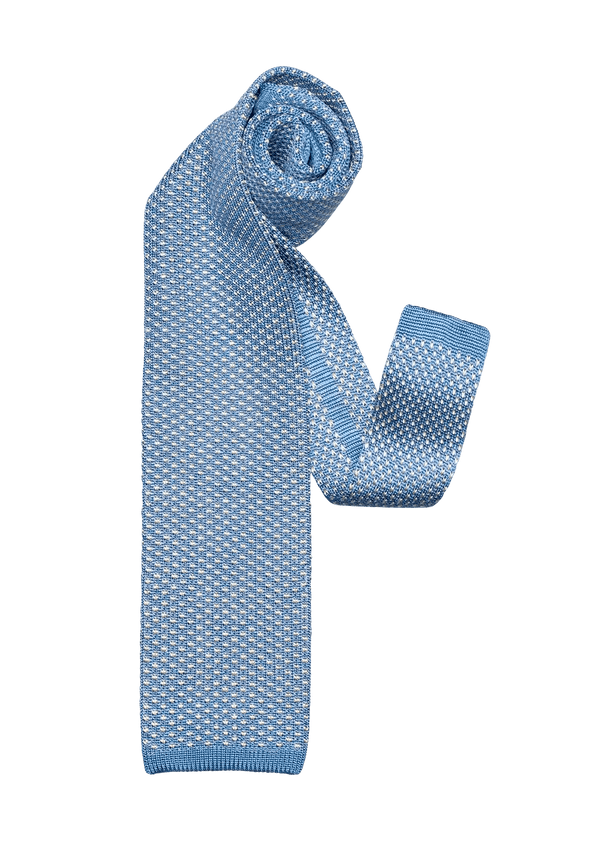 Azure & White Maglia Tie, Pattern 03