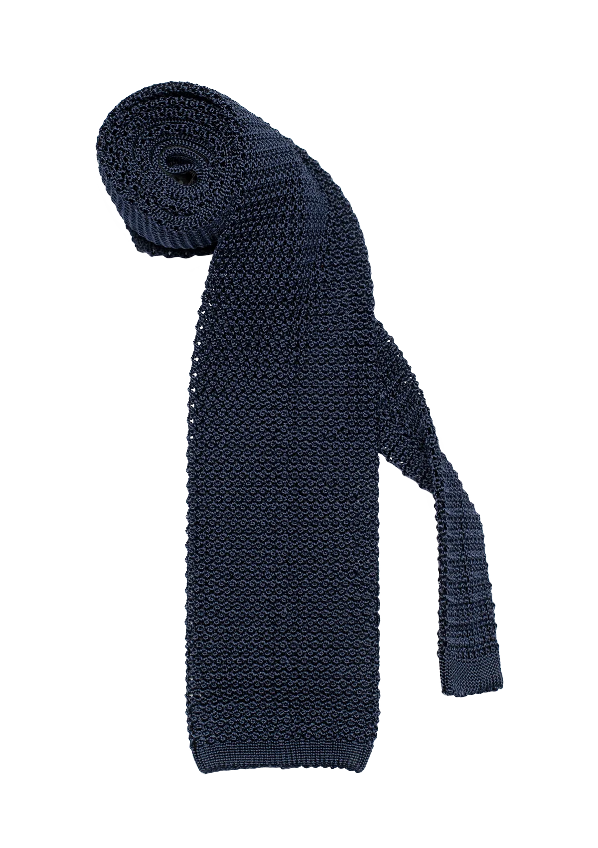 Blue Knit Tie