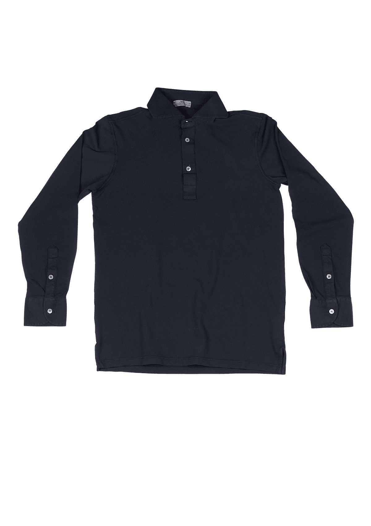 Blue Stretch Cotton Polo shirt