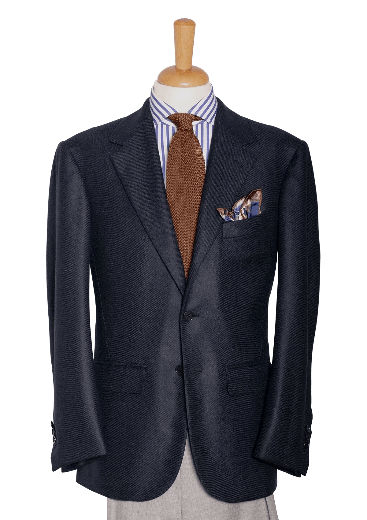 Men's Dark Blue Cashmere Blazer