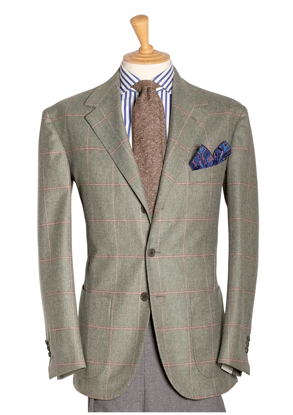 Men's Tweed Single-breasted Jacket