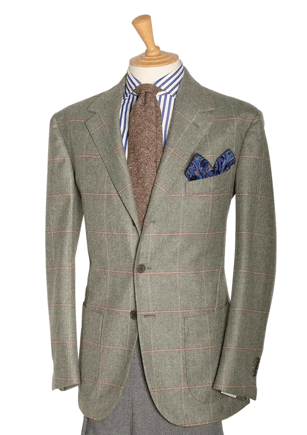 Men's Tweed Single-breasted Jacket
