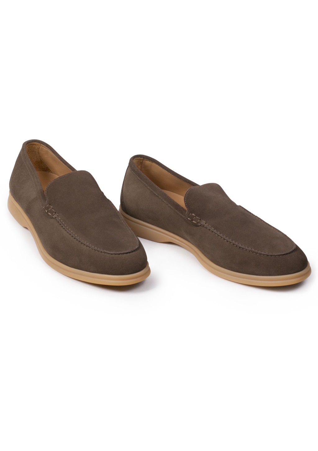 Brown Suede Bemer Walk Loafers | Stefano Bemer display picture 2