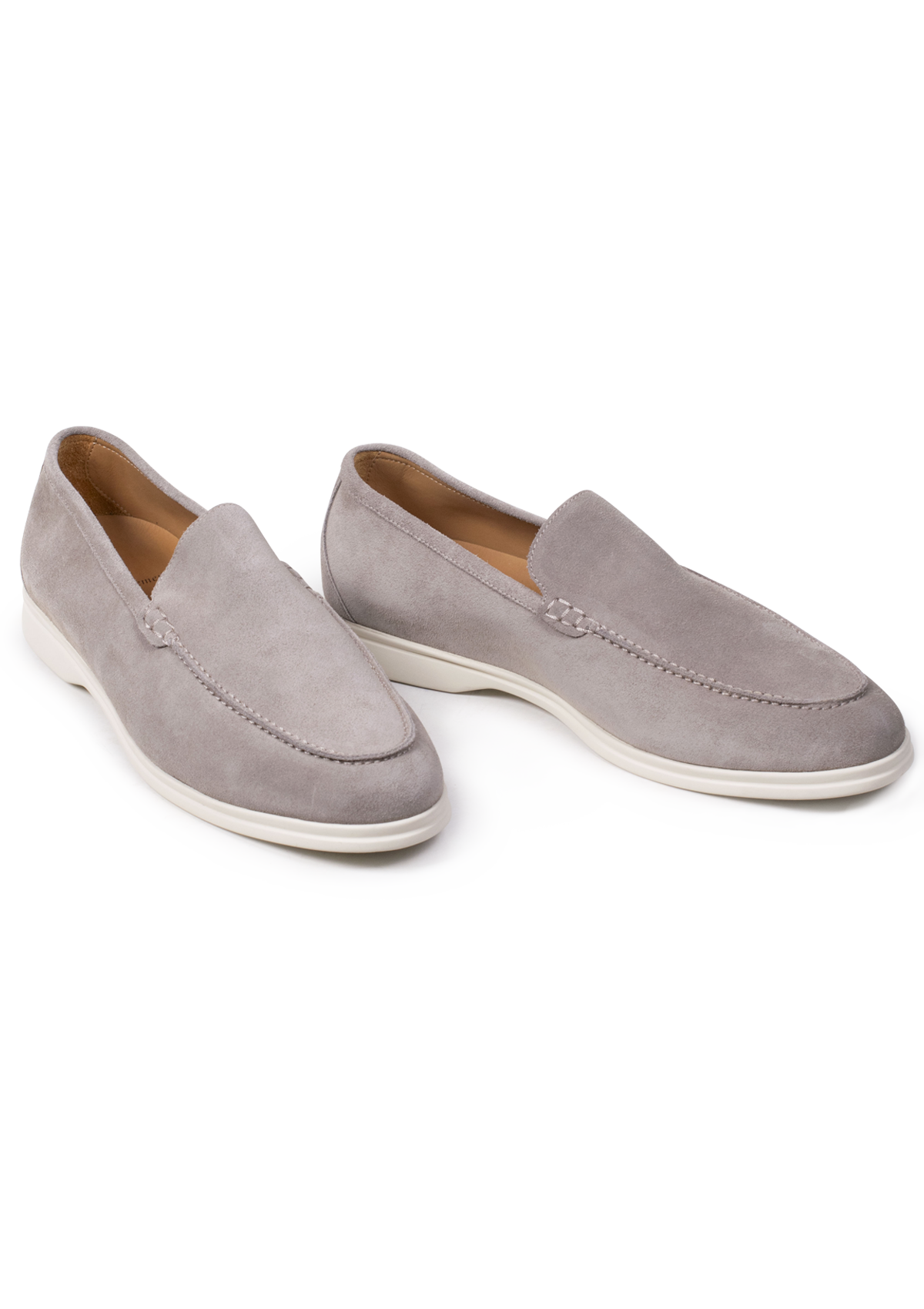 Taupe Kudu Reverse Stefano Bemer Walk Loafers