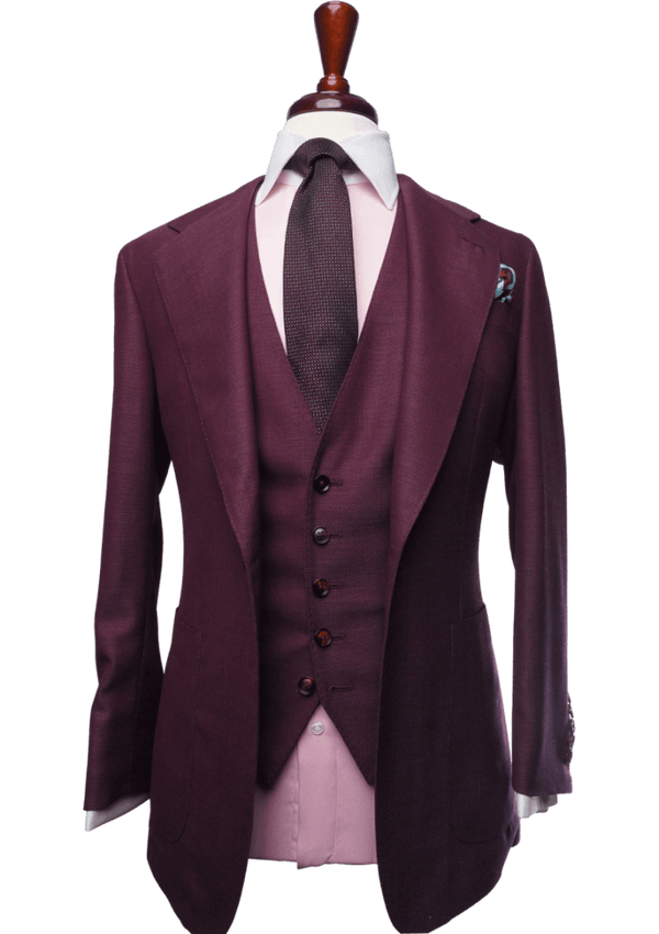 Aubergine Mesh Suit