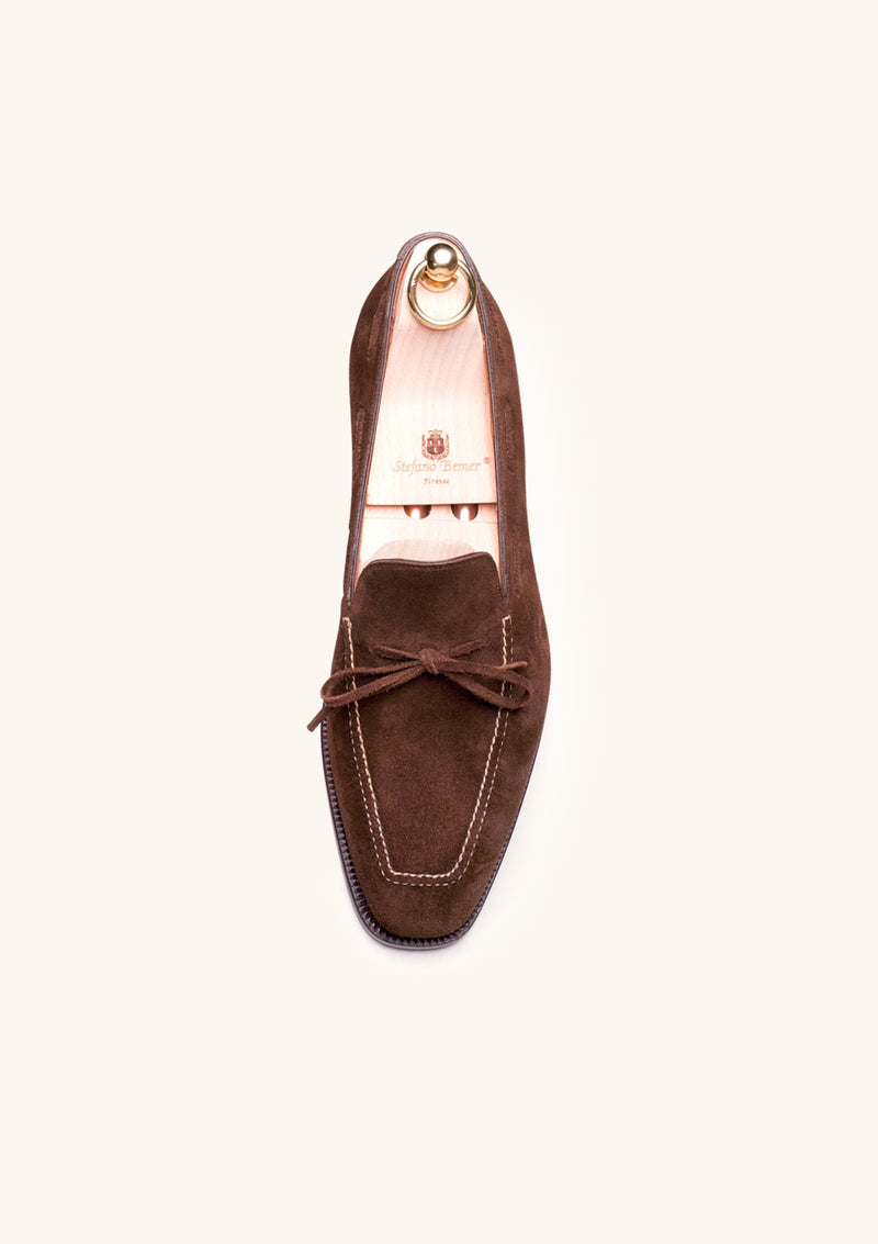 Chocolate Brown Bow-Tie Loafers