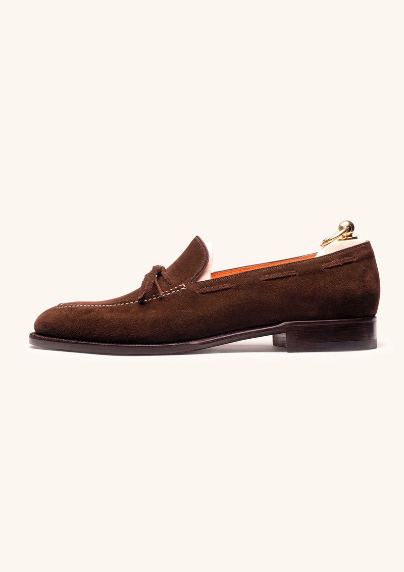 Chocolate Brown Bow-Tie Loafers