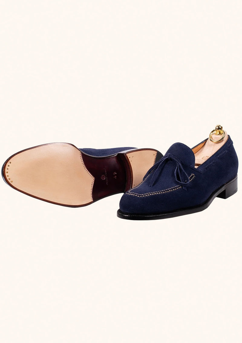Blue Suede Tassel Loafers Blue Suede Tassel Loafers