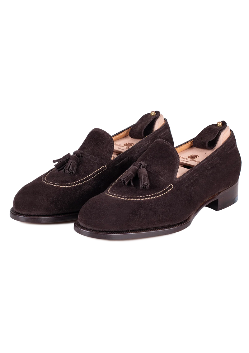 Bitter Chocolate Tassel Loafers