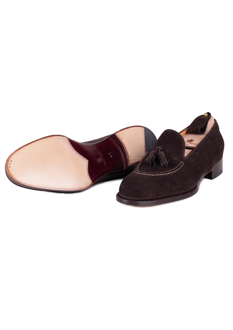 Bitter Chocolate Tassel Loafers