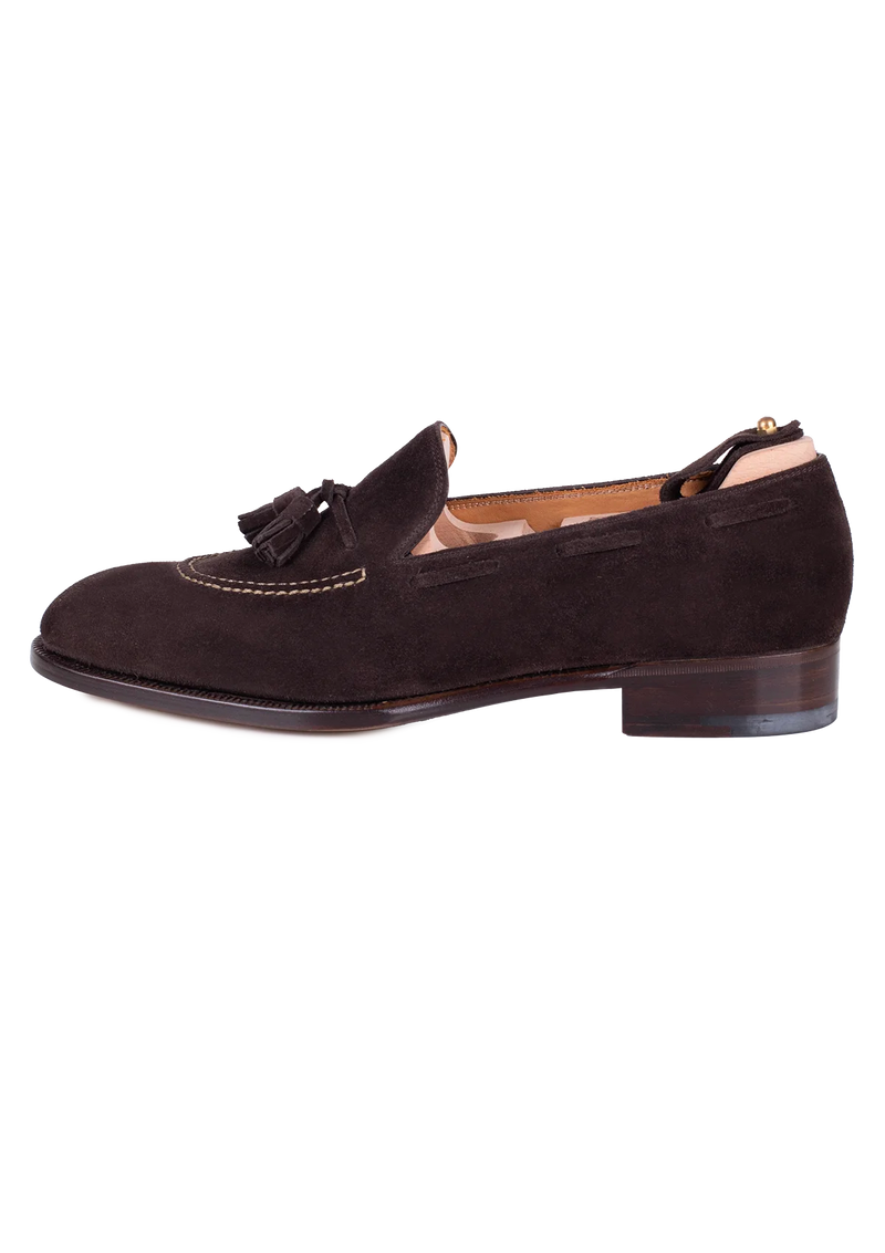 Bitter Chocolate Tassel Loafers