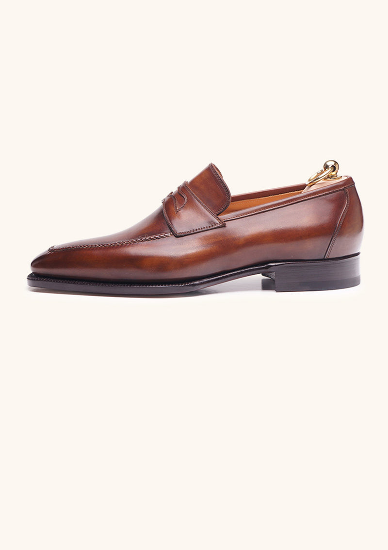 Brown Traditional Penny Loafers