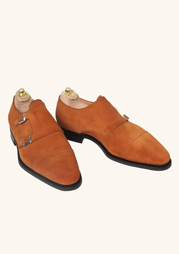 Autumn Spice Suede Double Monk Straps