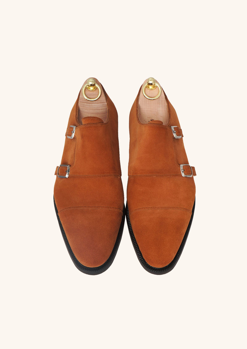 Autumn Spice Suede Double Monk Straps