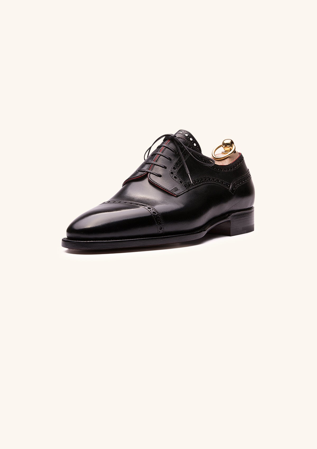 Wall+Water Black Leather Cap Toe Brogue Oxfords Shoes Men’s Sz 13M US/46EU Italy Men main image 3