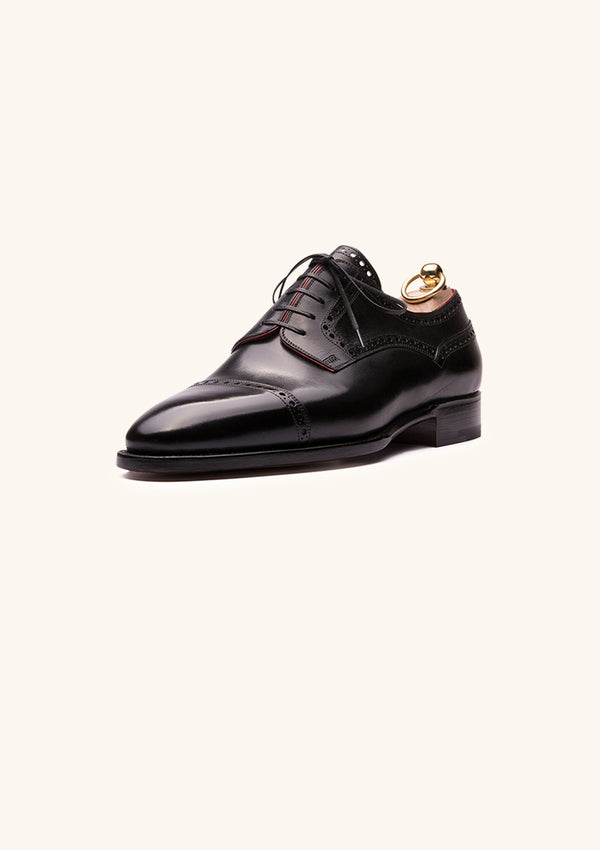 Black Five Eyelet Derbies