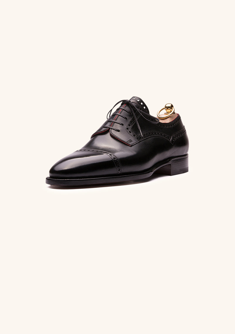 Black Five Eyelet Derbies