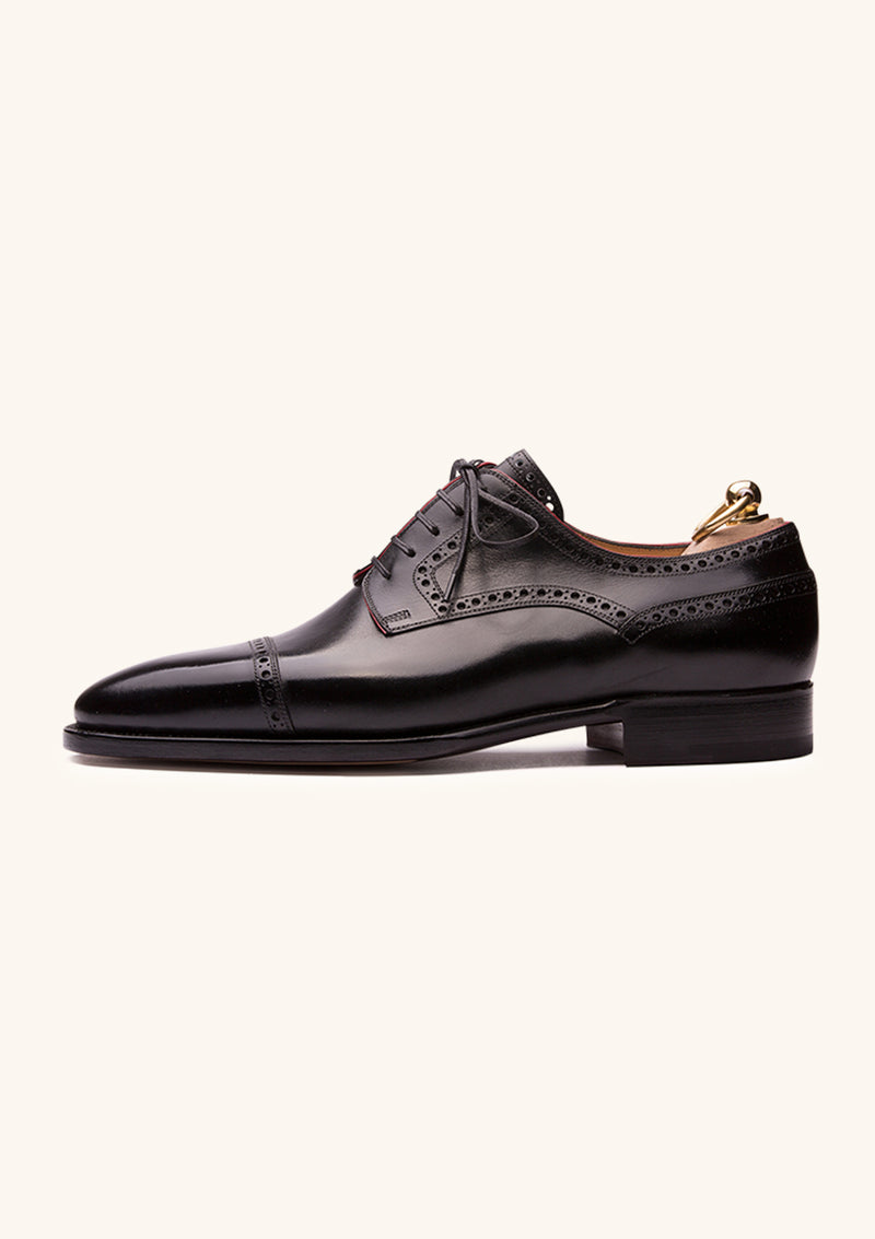 Black Five Eyelet Derbies