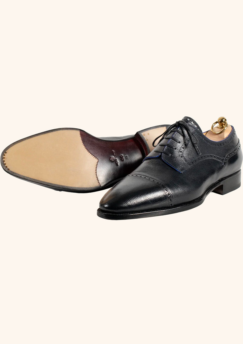 Blue Alpine Full Brogue Derbies | Stefano Bemer Blue Alpine Full Brogue Derbies | Stefano Bemer