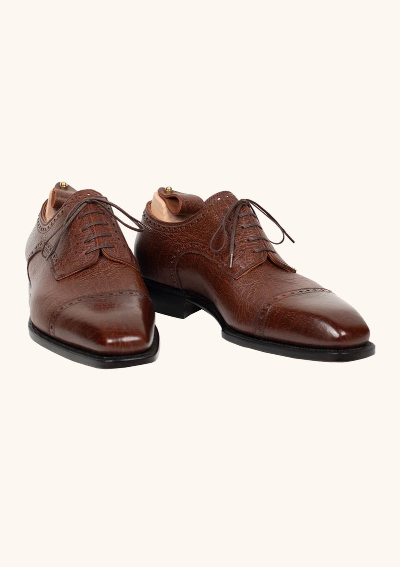 Five Eyelet Derbies in Brown Kudu