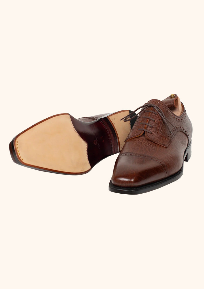 Five Eyelet Derbies in Brown Kudu