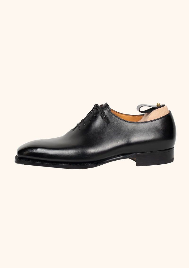 Wholecut Oxfords in Black Calf - Main Image