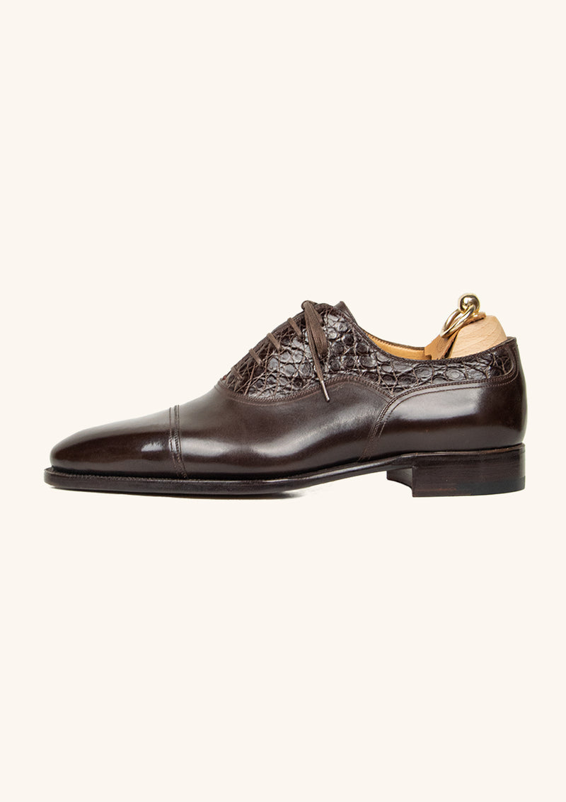 Chestnut Cap Toe Balmoral Oxfords