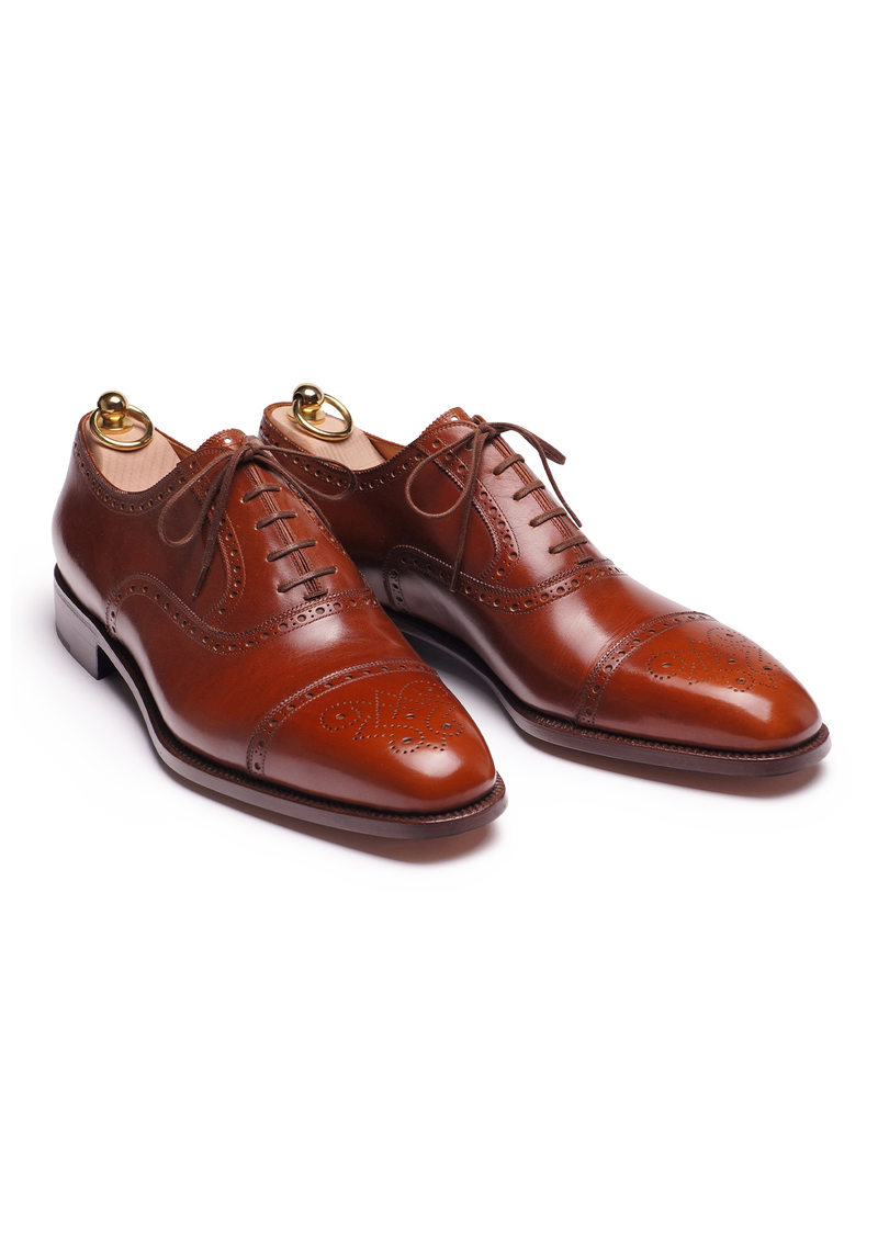 Brown cap toe sales