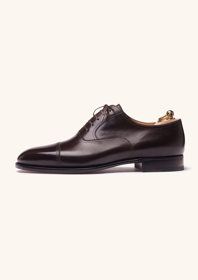 Dark Brown Cap toe Oxfords