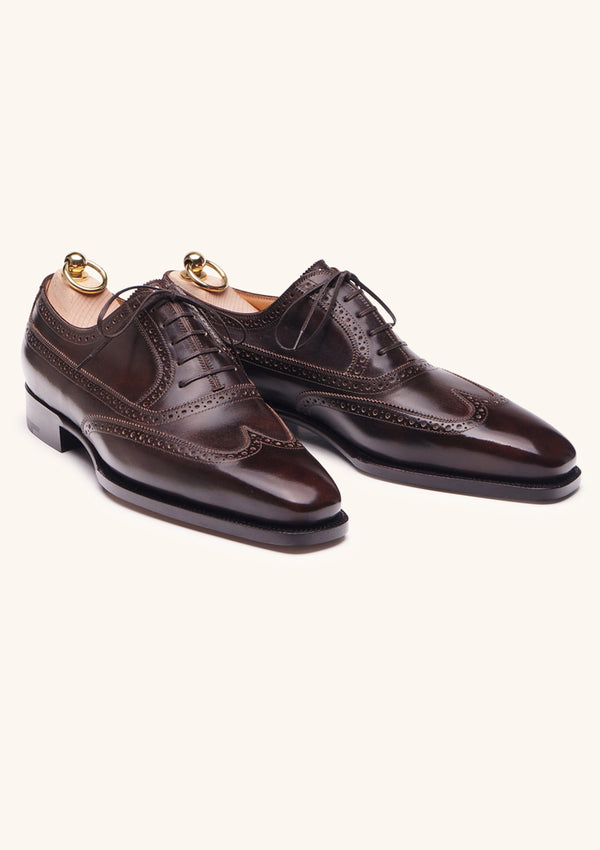 Burled Full Brogue Oxfords