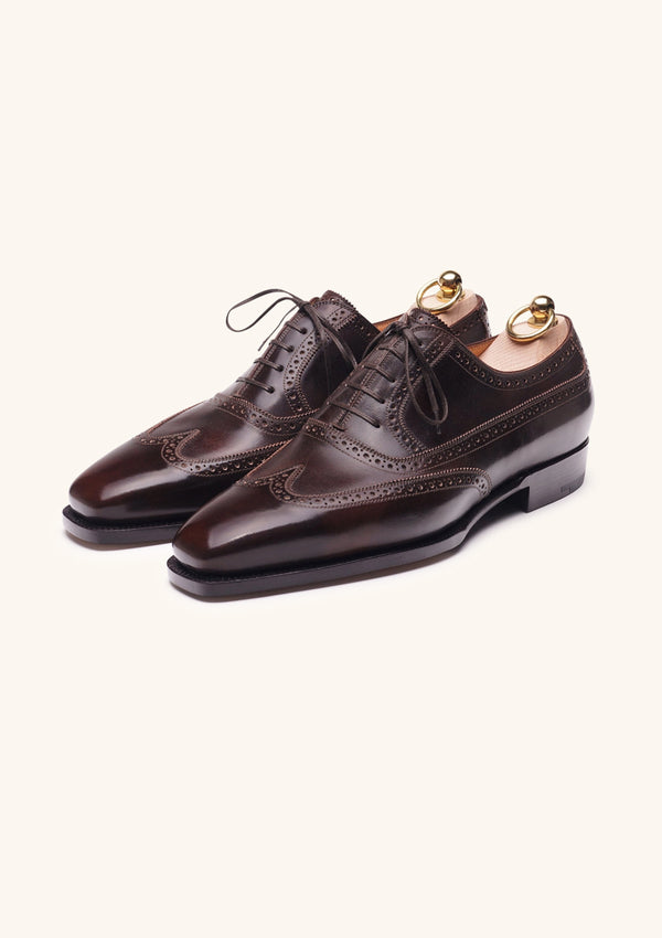 Burled Full Brogue Oxfords