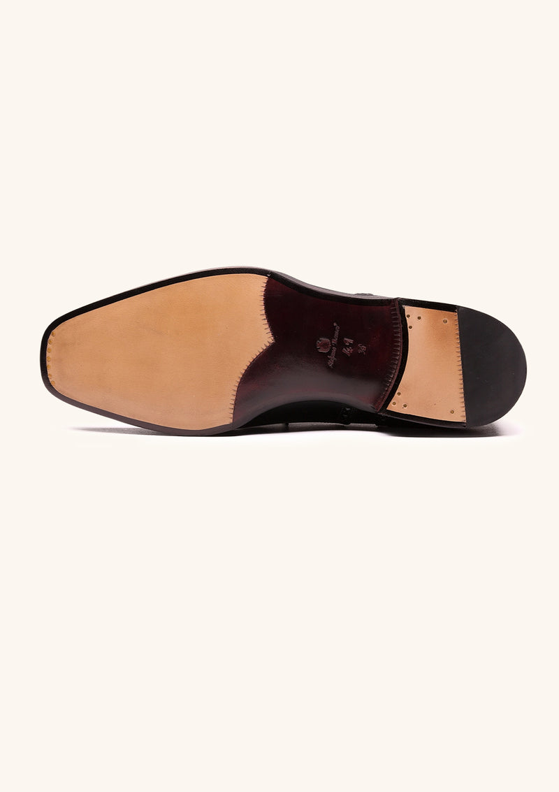 Black Brogue Cap Toe Oxfords