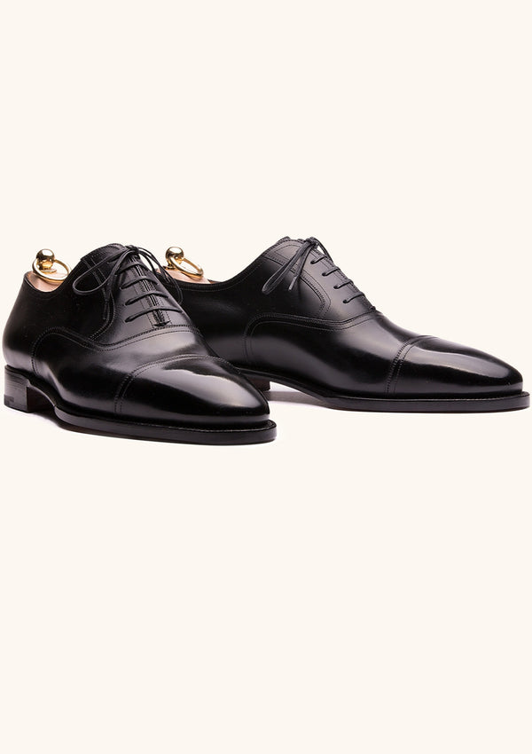 Black Cap Toe Oxfords